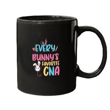 Discover every bunny favorite cna funny easter Mugs