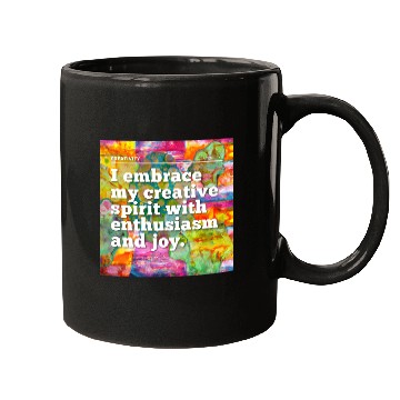 Discover i embrace my creative spirit Mugs