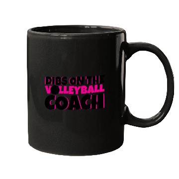 Discover Dibs On The Volleyball Coach 4 Mugs