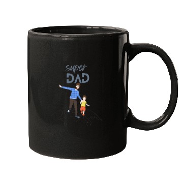 Discover Super Dad Mugs