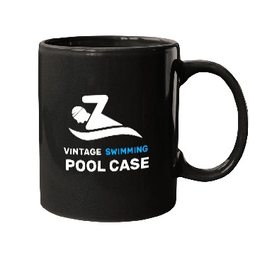 Discover Vintage Swimming Pool Case For Dark Mugs