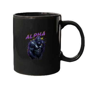 Discover Alpha male Gorilla Mugs