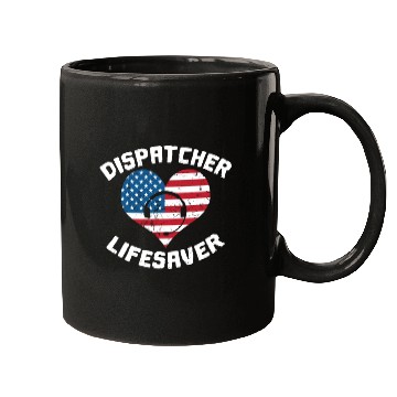 Discover Dispatcher Us Flag Mugs