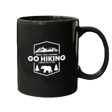 Discover Mountains Nature Adventure Outdoor Bear Mugs