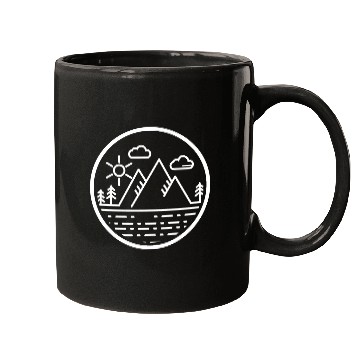 Discover Mountains Nature Adventure Outdoor Mugs