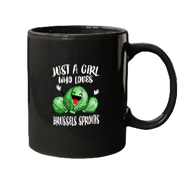 Discover Just A Girl Who Loves Brussels Sprouts Vegetable V Mugs