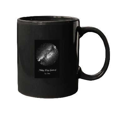 Discover Milky Way galaxy. Our home. Dark theme. Mugs