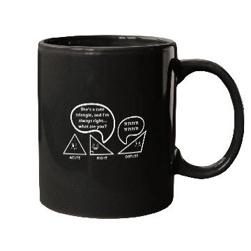 Discover Math Jokes, Nerdy Humor, I'm Always Right Math Pun Mugs
