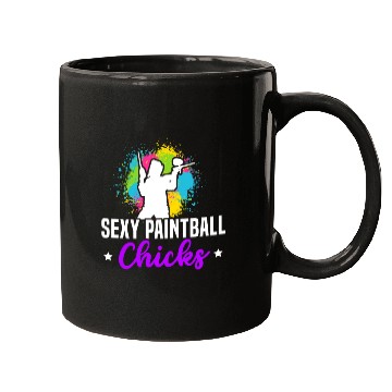 Discover Paintball Paint Gun Paintball Player Paintballer Mugs