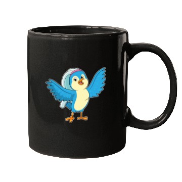 Discover Bird As Bride With Veil Mugs