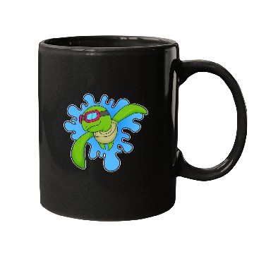 Discover Turtle Swimming Swimming Goggles Mugs