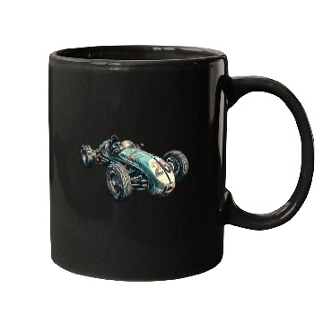 Discover Vintage retro race car Mugs
