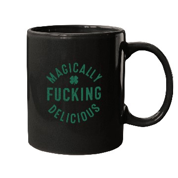 Discover Magically Fucking Delicious, Funny Shamrock St. Pa Mugs