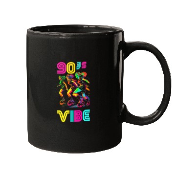 Discover 90s Vibe - I Love The 90s - Retro 90s Neon Mugs