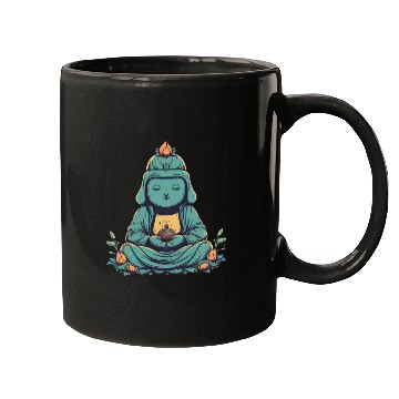Discover Meditating buddha Mugs