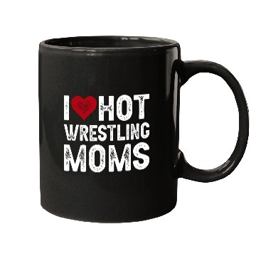 Discover I Love Hot Wrestling Moms Premium Mother's Day Mugs