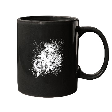 Discover Off-road Motorcycle Racing Style Jump Splash Mugs