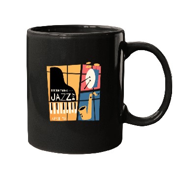 Discover Jazz music improvisation festival Mugs