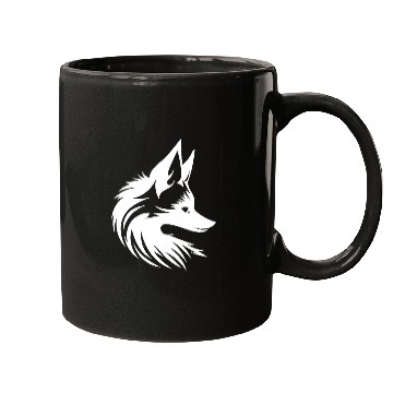Discover Cute Cute Fox Tattoo Portrait Style Mugs