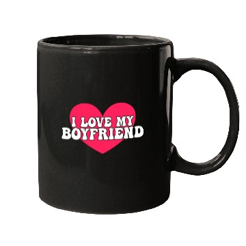 Discover I love my boyfriend Mugs