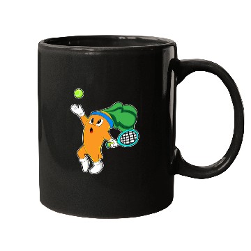 Discover Carrot At Tennis With Tennis Racket Mugs