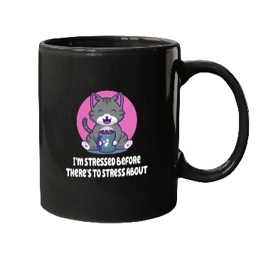 Discover Im Stressed Before Stress Introvert Nerd Antisocia Mugs