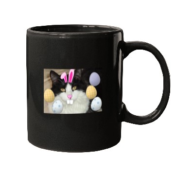 Discover Easter Bunny Cat Face Decor Mugs