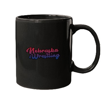 Discover Nebraska Wrestling (USA Colors) Mugs