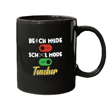 Discover Back To School Teacher School Mode On Education Mugs