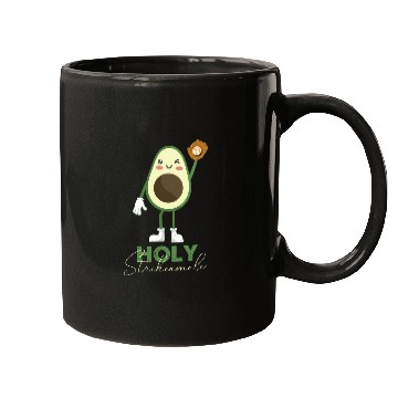 Discover Holy Strikeamole Baseball Softball Avocado Mugs
