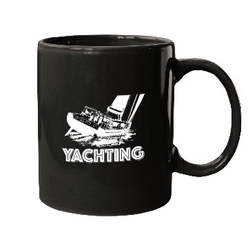 Discover Yachting white Mugs