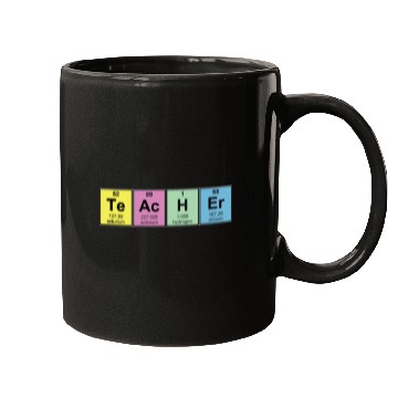 Discover Science Teacher Chemical Elements Mugs