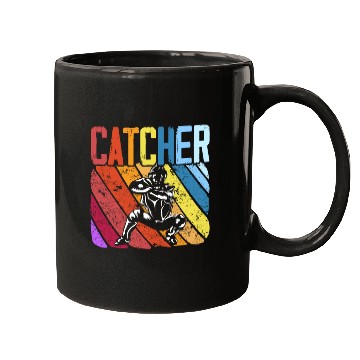 Discover Baseball Lover Baseball Player Baseball Catcher Mugs