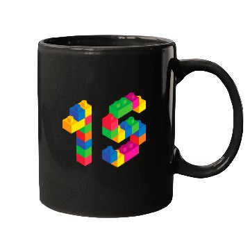 Discover Cute Block Building 15th Birthday Gift 15 Year Mugs