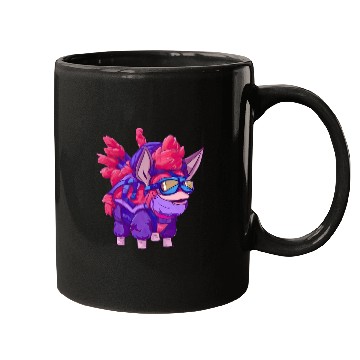 Discover Neon Llama Mugs