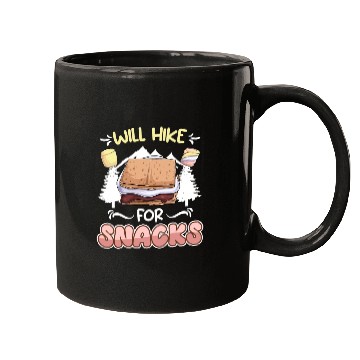 Discover Wanderlust Climber funny Mountain Hiking Snack Mugs