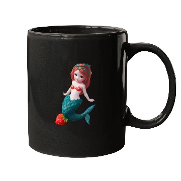 Discover Strawberry mermaid Mugs