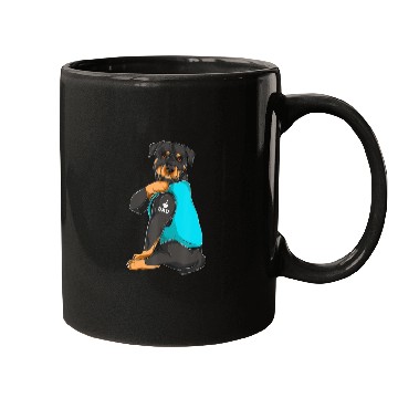 Discover Rottweiler I Love Dad Tattoo Apparel Mugs