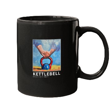 Discover Gym Kettlebell Painting Mugs
