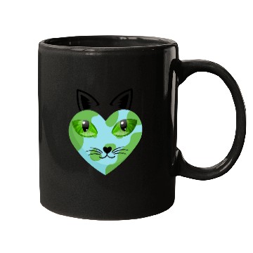 Discover Save The Earth Its The Only Planet With Cat Mugs