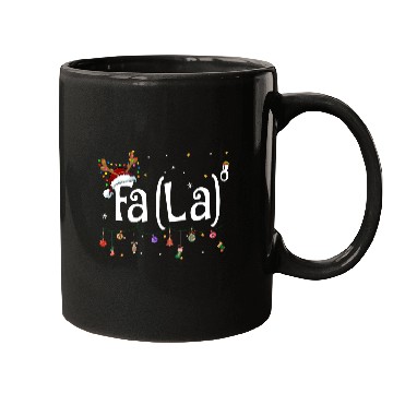 Discover Fa La La 8 Math Teacher Christmas Mugs
