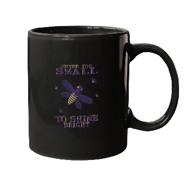 Discover never too small to shine bright firefly Mugs