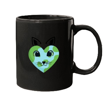 Discover Save The Earth Its The Only Planet With Cat Mugs