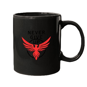 Discover Never give up Mugs