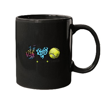 Discover Peace Love Tennis 2 Mugs