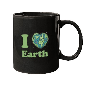 Discover I Love Earth Design. Cute Earth Day Environmental Mugs