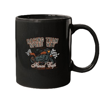 Discover MOTORCYCLE, RACING TEAM SPEED WAY Mugs