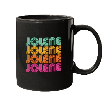 Discover Jolene Retro Vintage 70s 80s Rainbow Pink Song Sun Mugs