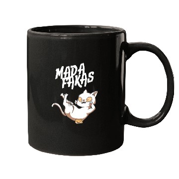 Discover Clumsy Cat I Madafakas I White Cat Mugs