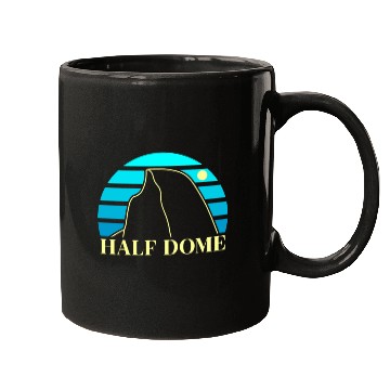 Discover Half Dome Mountain Climbers Hikers Climb Mugs